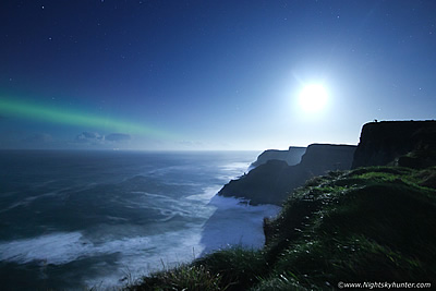 Cabin Tree Star Trails & Causeway Cliffs Aurora - November 7th 2017